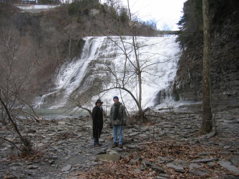 Vince and John at Ithaca Falls